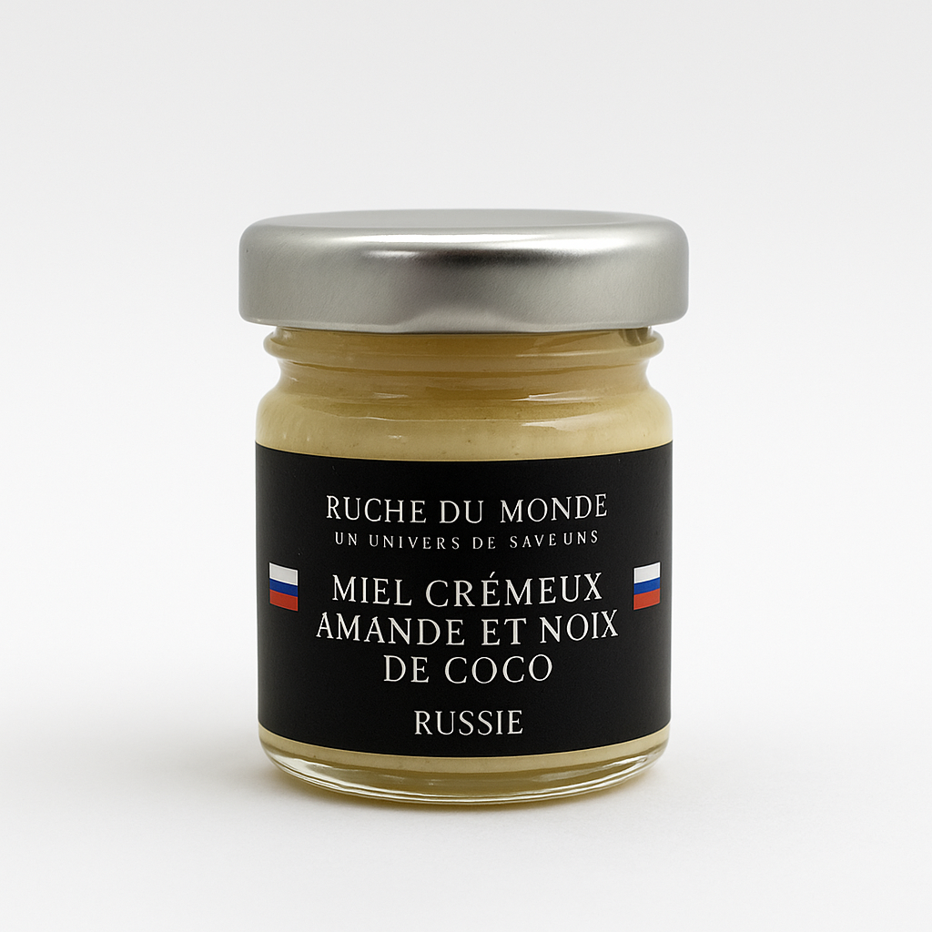 Miel crémeux Amande et Noix de coco