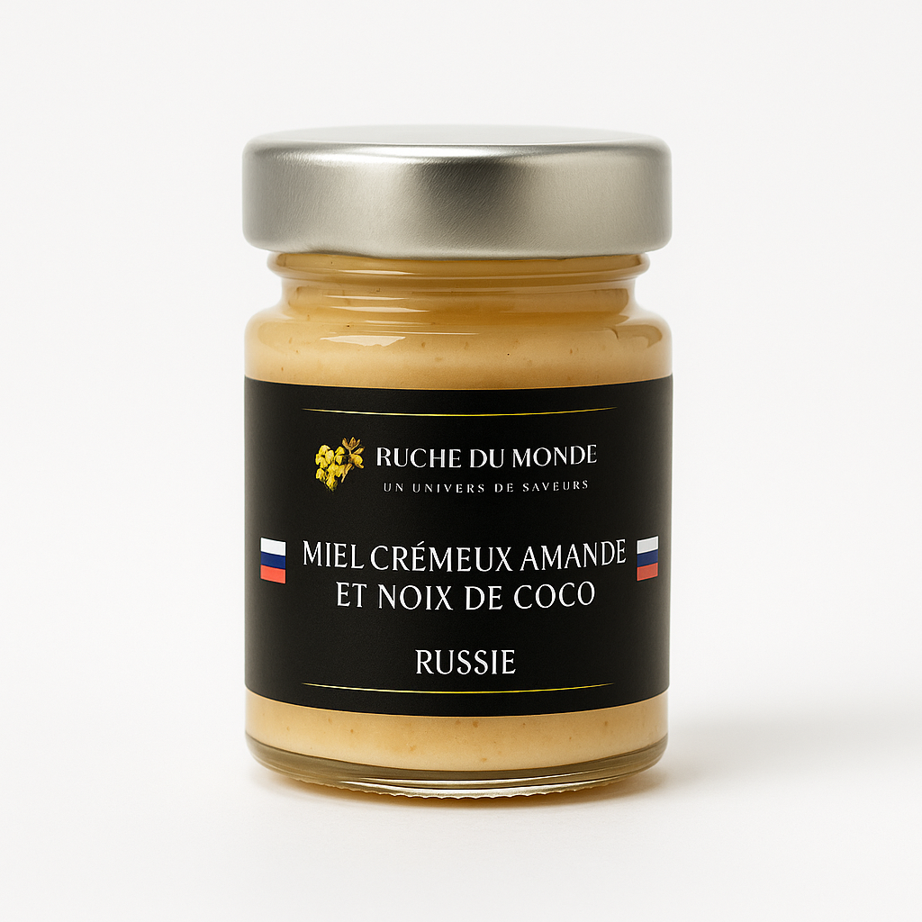 Miel crémeux Amande et Noix de coco