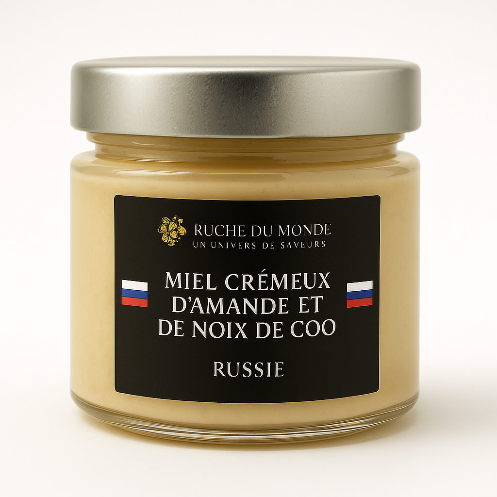 Miel crémeux Amande et Noix de coco