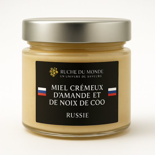 Miel crémeux Amande et Noix de coco