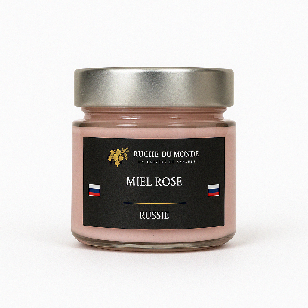 Miel rose de russie